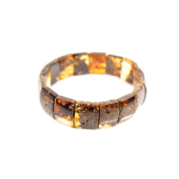 Išraiškinga gintarinė apyrankė