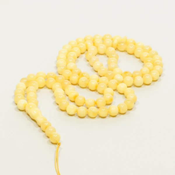 Tasbih - Natūralaus Baltijos gintaro musulmoniškas rožančius