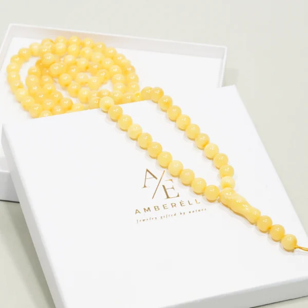 Tasbih - Natūralaus Baltijos gintaro musulmoniškas rožančius