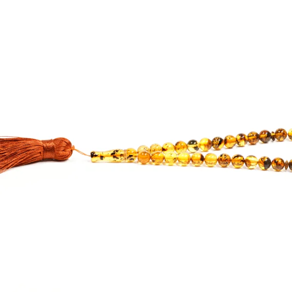 Tasbih - Natūralaus Baltijos gintaro musulmoniškas rožančius