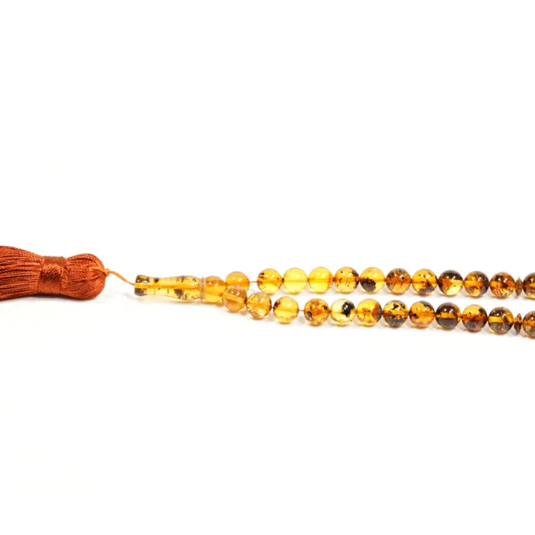 Tasbih - Natūralaus Baltijos gintaro musulmoniškas rožančius