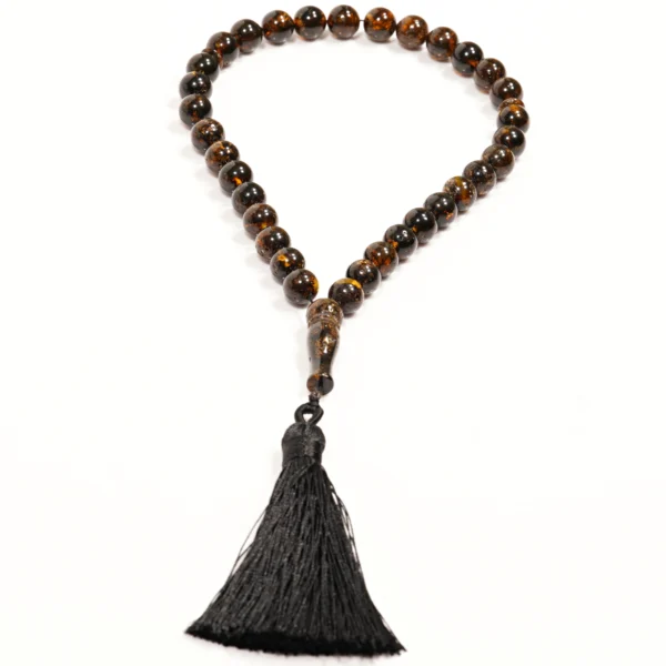 Tasbih - Natūralaus Baltijos gintaro musulmoniškas rožančius
