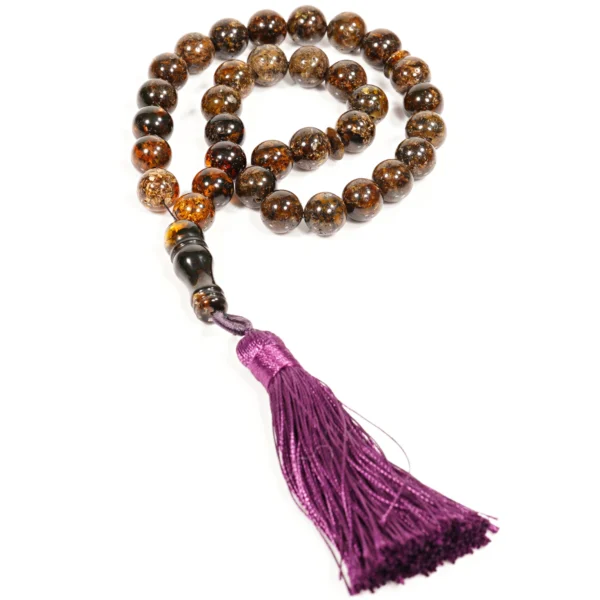 Tasbih - Natūralaus Baltijos gintaro musulmoniškas rožančius