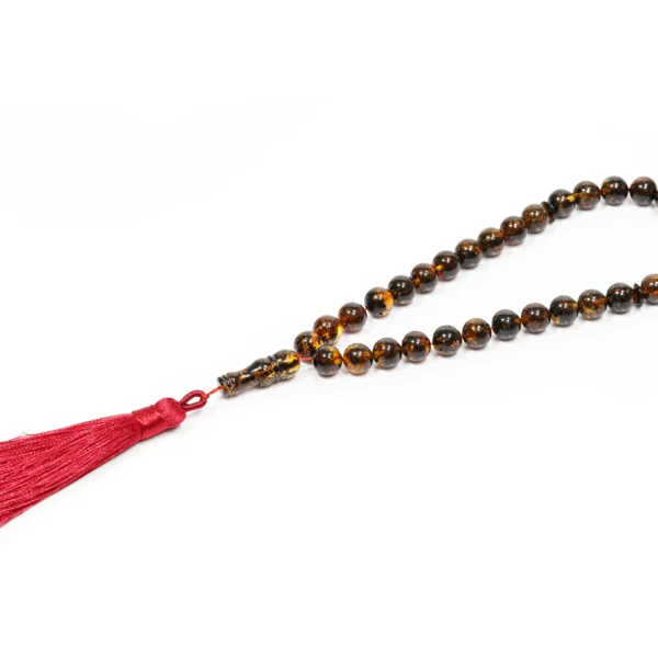 Tasbih - Natūralaus Baltijos gintaro musulmoniškas rožančius