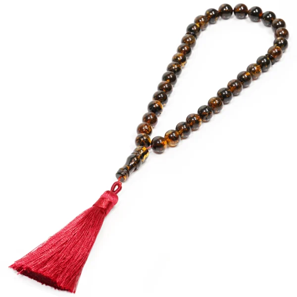 Tasbih - Natūralaus Baltijos gintaro musulmoniškas rožančius