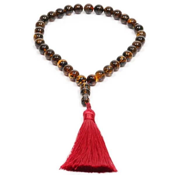 Tasbih - Natūralaus Baltijos gintaro musulmoniškas rožančius