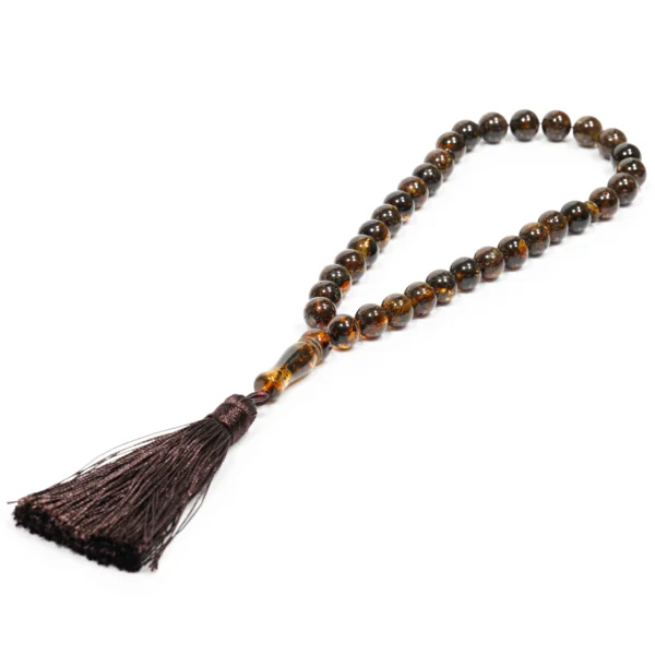 Tasbih - Natūralaus Baltijos gintaro musulmoniškas rožančius