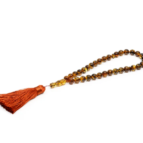 Tasbih - Natūralaus Baltijos gintaro musulmoniškas rožančius