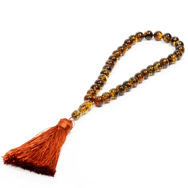 Tasbih - Natūralaus Baltijos gintaro musulmoniškas rožančius