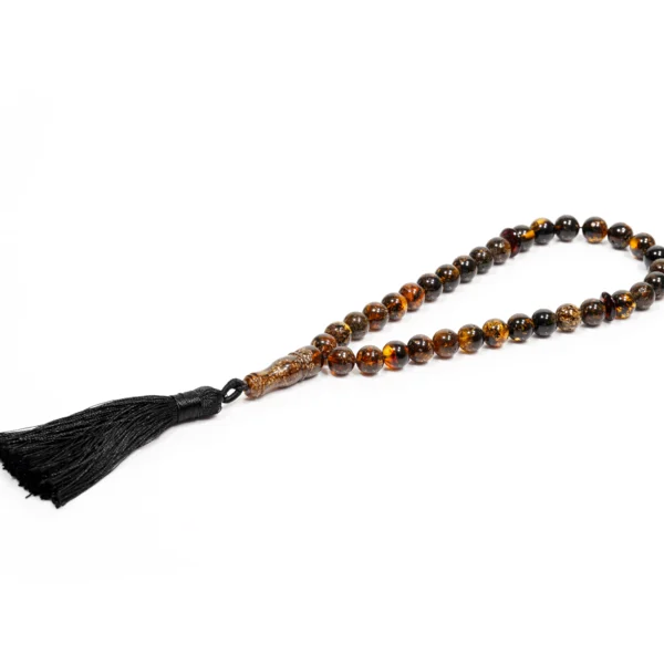 Tasbih - Natūralaus Baltijos gintaro musulmoniškas rožančius