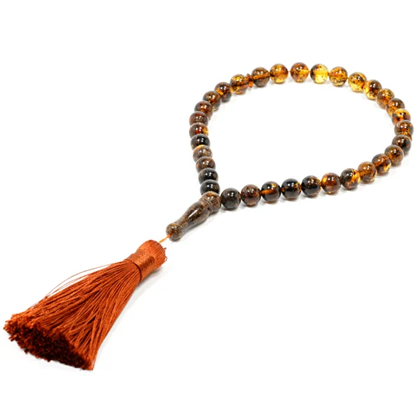 Tasbih - Natūralaus Baltijos gintaro musulmoniškas rožančius