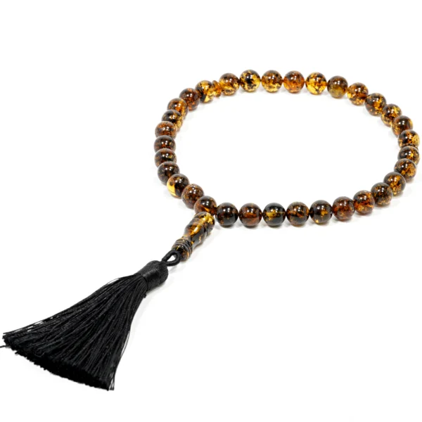 Tasbih - Natūralaus Baltijos gintaro musulmoniškas rožančius
