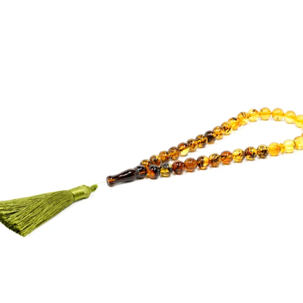 Tasbih - Natūralaus Baltijos gintaro musulmoniškas rožančius