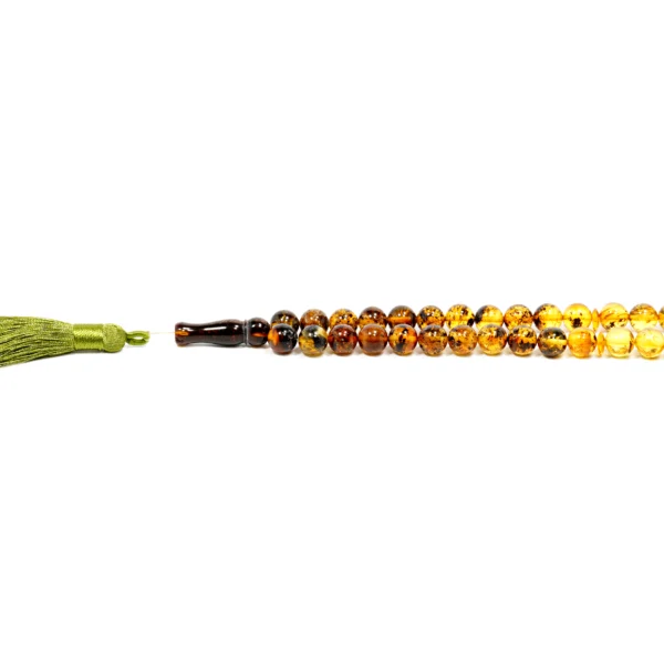 Tasbih - Natūralaus Baltijos gintaro musulmoniškas rožančius