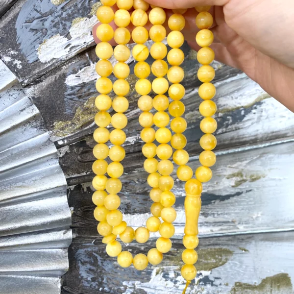 Tasbih - Natūralaus Baltijos gintaro musulmoniškas rožančius
