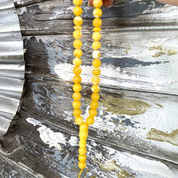 Natūralaus gintaro tasbih
