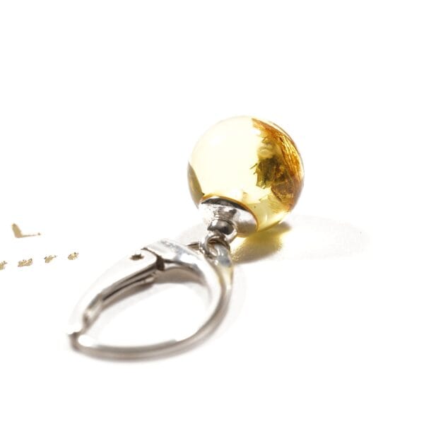 Auskarai su inkliuzais