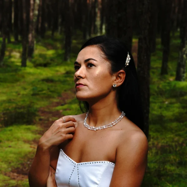 Alternative view of Perlų vėrinys su kristalais "Cristelle"