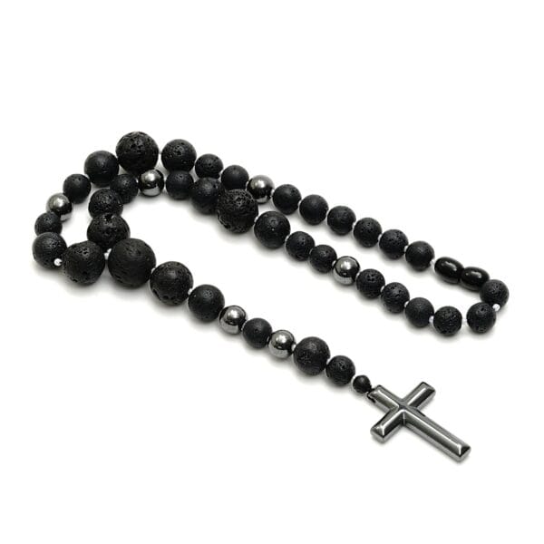 Automobilio veidrodėlio pakabukas iš lavos akmens