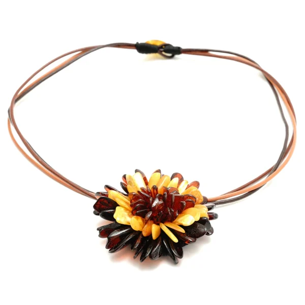 Natūralaus Baltijos gintaro sagė - pakabukas