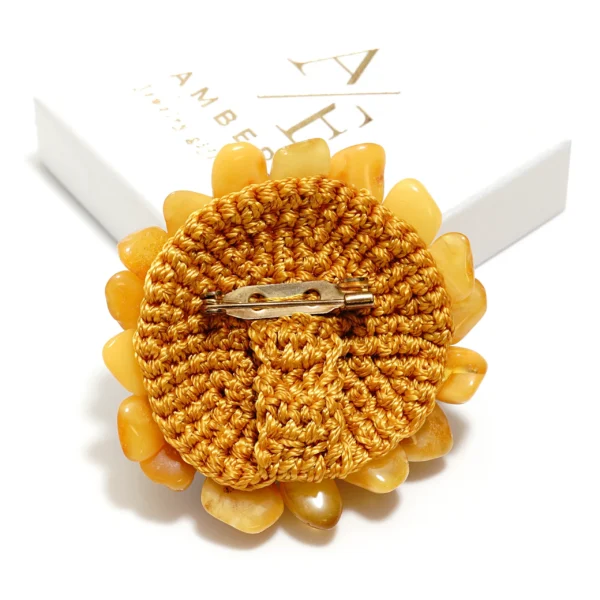 Natūralaus Baltijos gintaro sagė - pakabukas