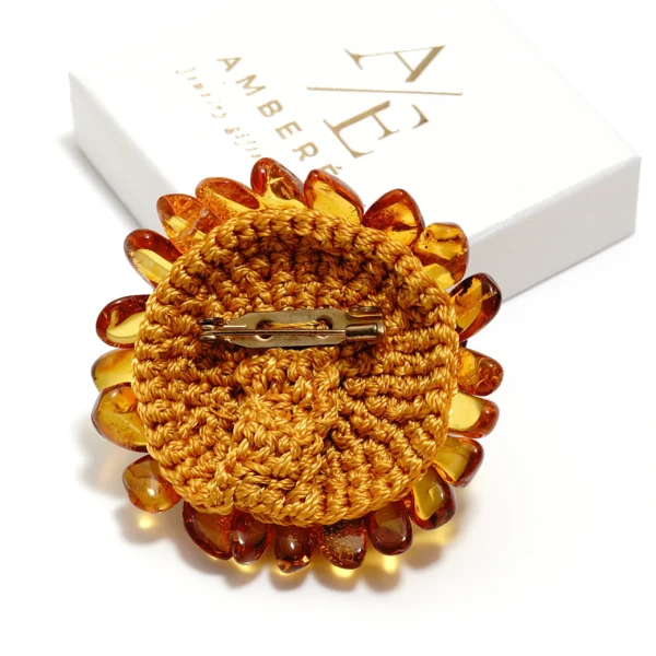 Natūralaus Baltijos gintaro sagė - pakabukas