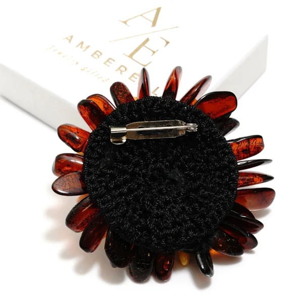 Natūralaus Baltijos gintaro sagė - pakabukas