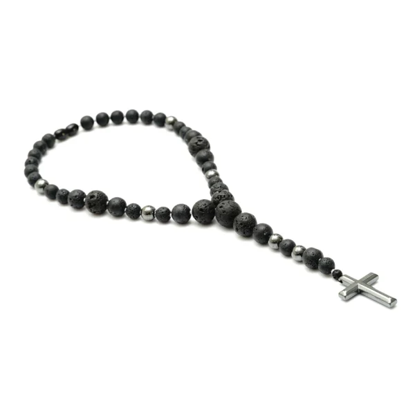 Automobilio veidrodėlio pakabukas iš lavos akmens