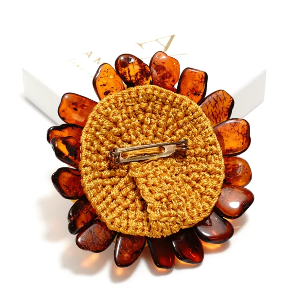 Natūralaus Baltijos gintaro sagė - pakabukas