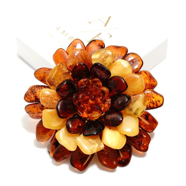 Natūralaus Baltijos gintaro sagė - pakabukas