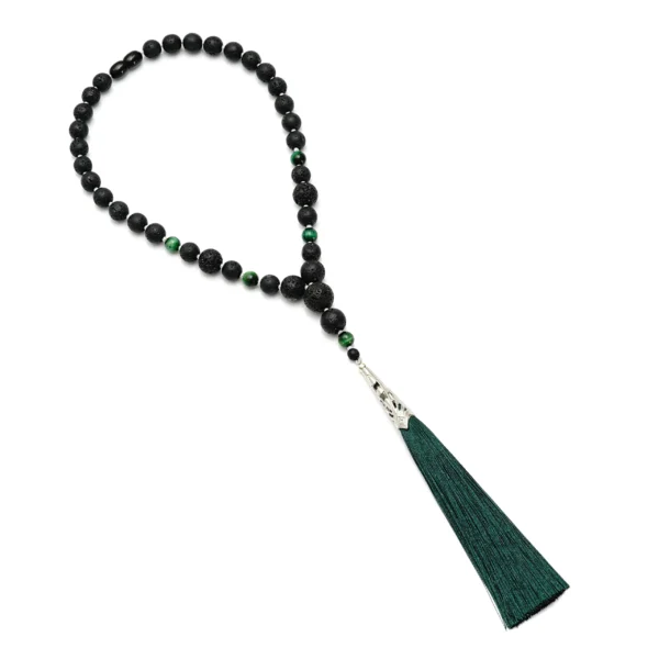 Automobilio veidrodėlio pakabukas iš lavos akmens