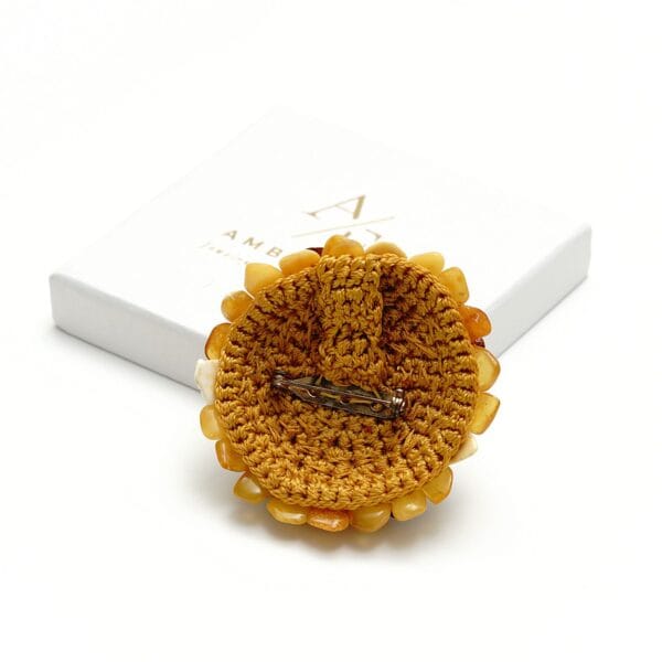 Natūralaus Baltijos gintaro sagė - pakabukas