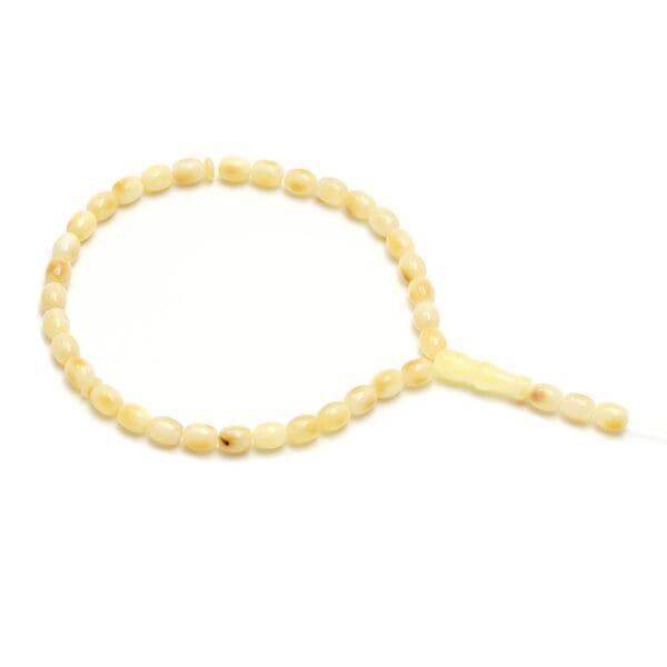 Natūralaus Baltijos gintaro musulmoniškas rožančius