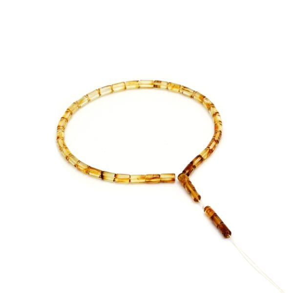 Natūralaus Baltijos gintaro musulmoniškas rožančius
