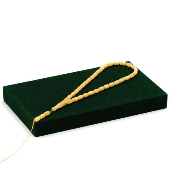 Natūralaus Baltijos gintaro musulmoniškas rožančius