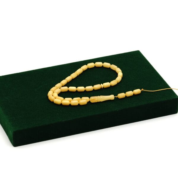 Natūralaus Baltijos gintaro musulmoniškas rožančius