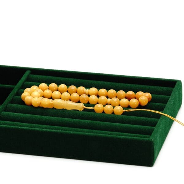 Natūralaus Baltijos gintaro musulmoniškas rožančius