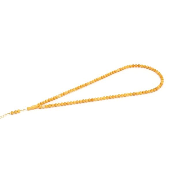 Natūralaus Baltijos gintaro musulmoniškas rožančius