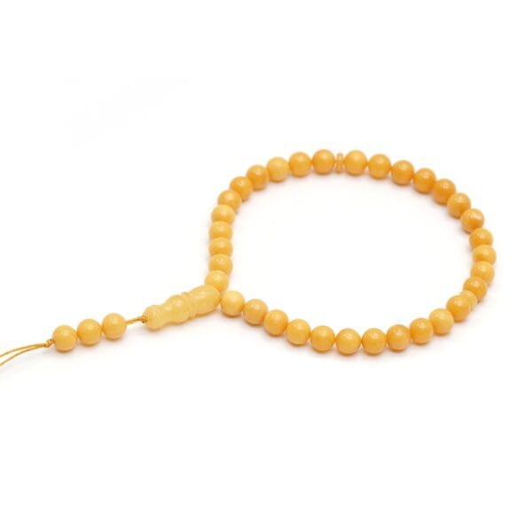 Natūralaus Baltijos gintaro musulmoniškas rožančius