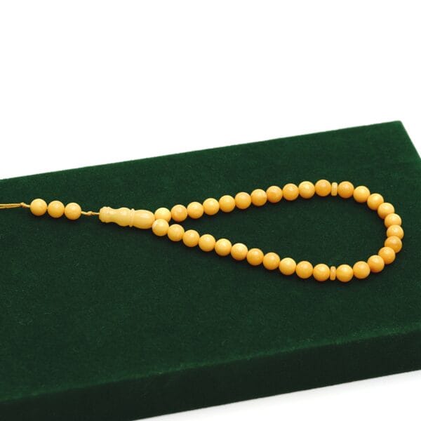 Natūralaus Baltijos gintaro musulmoniškas rožančius