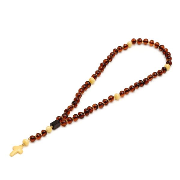 Natūralaus Baltijos gintaro rožančius