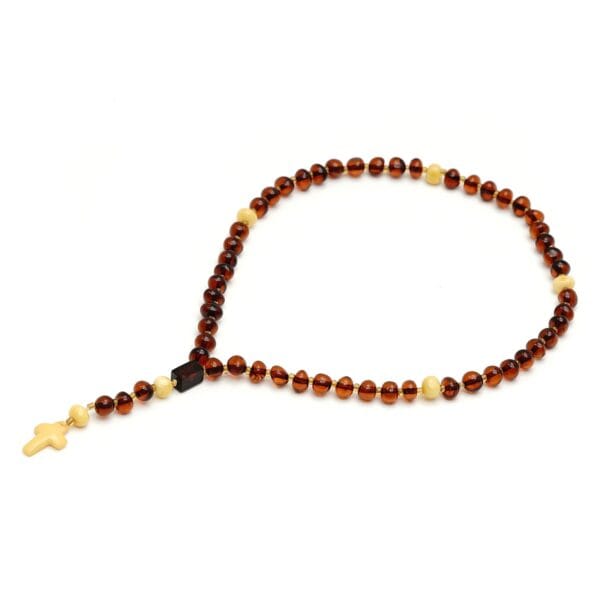 Natūralaus Baltijos gintaro rožančius