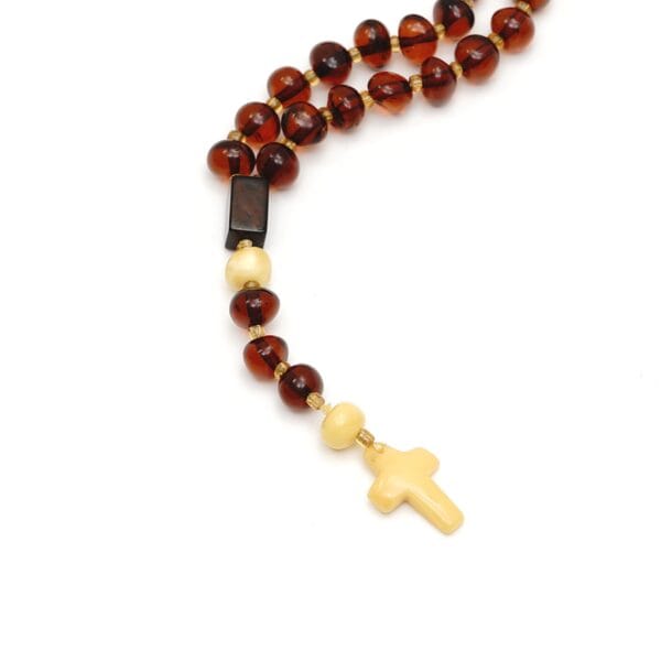 Natūralaus Baltijos gintaro rožančius