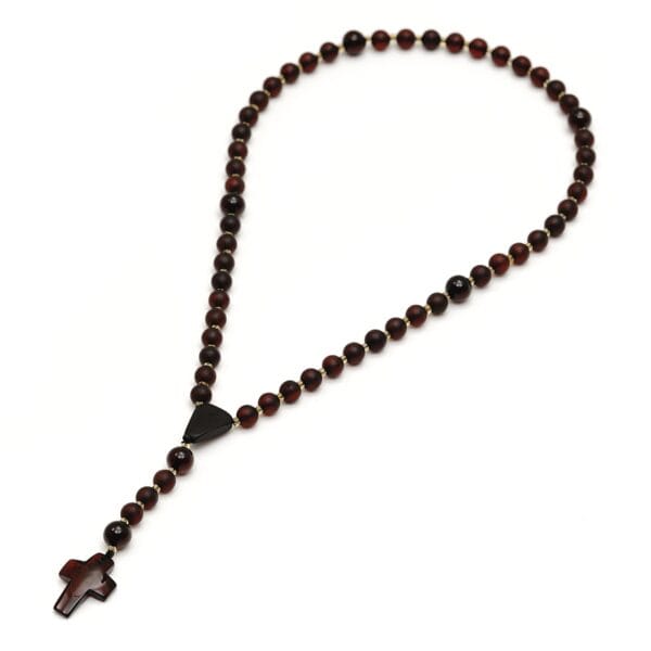 Natūralaus Baltijos gintaro rožančius