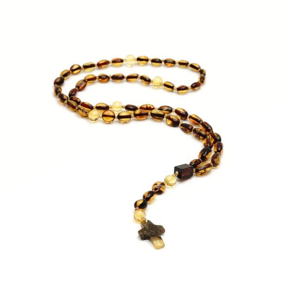 Natūralaus Baltijos gintaro rožančius
