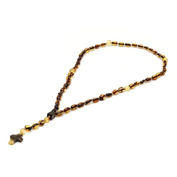 Natūralaus Baltijos gintaro rožančius