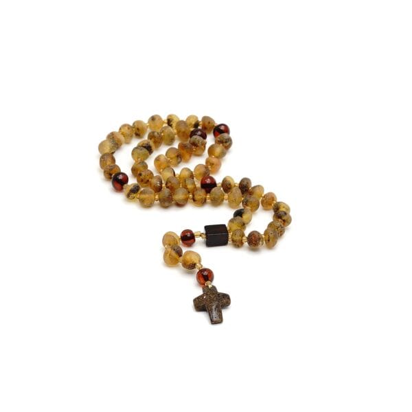 Natūralaus Baltijos gintaro rožančius