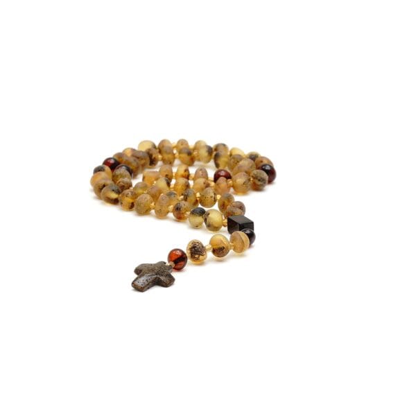 Natūralaus Baltijos gintaro rožančius