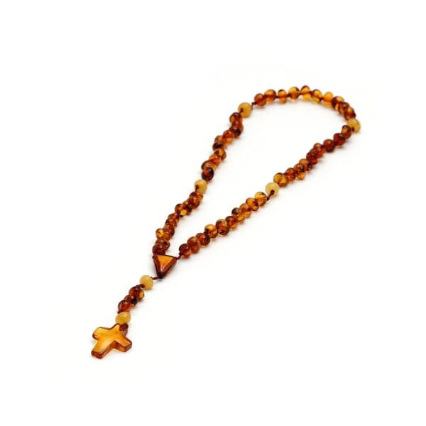 Natūralaus Baltijos gintaro rožančius