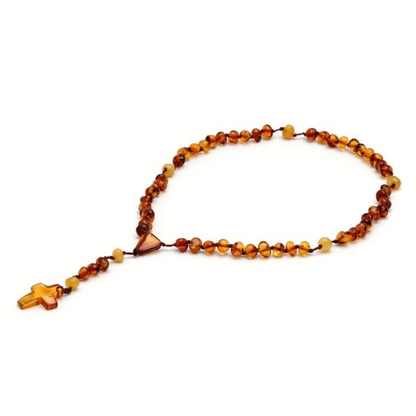 Natūralaus Baltijos gintaro rožančius